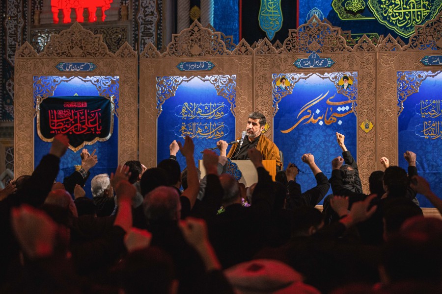 تصاویر مراسم مناجات خوانی شب بیست و دوم ماه رمضان 1445